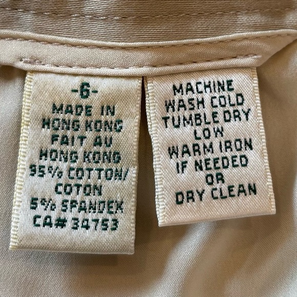 FAIRWAY & GREENE Tan Tennis Golf Skort Versatile Classic Design, Women’s Size 6 - Picture 10 of 10